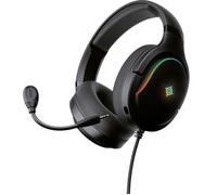 Casque gamer filaire - NOVA GAMING - Borealis - Micro amovible - LED RBG - Noir