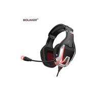Casque gamer filaire BOLAKER® ONIKUMA K12 noir rouge
