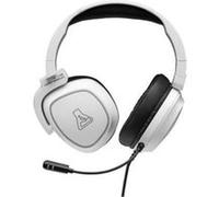 The G-Lab - Korp Barium - Casque Gamer avec Son Stéréo Haute Qualité, Micro Flexible, Jack 3.5 mm, Oreillettes rotatives Ultra Confort - Casque Gaming PC / PS4 / PS5/ Switch - Blanc - New