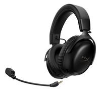 HyperX Cloud III S - Casque de Jeu sans Fil multiplateforme 2,4 GHz Bluetooth - Autonomie jusqu'à 120 Heures - 2,4 GHz - Pilote d'inclinaison de 53 mm - Microphone Amovible de 10 mm - Noir