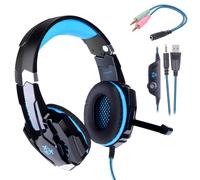 Casque Gamer LESHP Micro Casque PS4 Gaming, Anti-Bruit,Casque Gaming pour PC PS4 Xbox et Switch