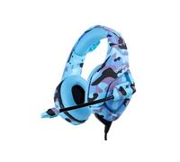 Casque Gamer ONIKUMA K1B - Style Camouflage - Pour PC/PS4 - Bleu
