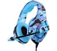 Casque Gamer ONIKUMA K1B - Style Camouflage - Pour PC/PS4 - Bleu G