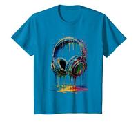 Casque Gamer Paint Splash Music Lover DJ T-Shirt