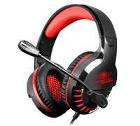 Casque Gamer Pro H3 Rouge Spirit of Gamer pour PC, Switch, PS4, PS5, Xbox One