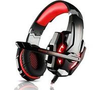 Casque Gamer PS4 Gaming Audio Stéréo Basse Rouge G