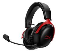 HyperX Casque gamer sans fil Cloud III – pour PC & console, avec micro – Noir/Rouge