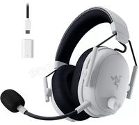 Razer BlackShark V3 Pro - Casque ANC sans Fil pour l’Esport - Annulation Active - Haut-parleurs 50mm - Micro HyperClear Amovible - Wireless 2,4 GHz & Bluetooth - FPS - PC/Mac | Blanc