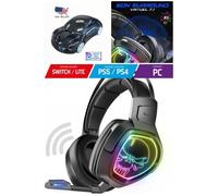 Casque Gamer SANS FIL RGB XPERT H1300 7.1 Virtual Surround compatible PC SWITCH-PS5 - PS4 + SOURIS PORSHE DESIGN