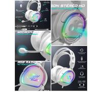 Casque Gamer - SPIRIT OF GAMER - PRO-H6 - LEDS RGB - Microphone omnidirectionnel - Compatible PC/MAC/PS5/XBOX