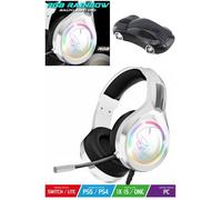 Casque Gamer - Spirit Of Gamer - Pro-H8 - Blanc - Stéréo 2.0 - Micro intégré