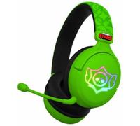 Casque Gaming Sans Fil Brawl Stars Vert, LED et Micro Amovible, Compatible Consoles PC Tablettes Télephone - Subsonic