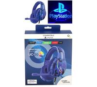 Casque Gamer UC-50 LED RGB PlayStation PS4 Camouflage Bleu - Under Control