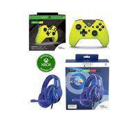 Casque Gamer LED RGB XBOX X/S PS4 - PS5 PLAYSTATION SWITCH PC Pro Gaming + Manette XBOX ONE-S-X-PC Jaune
