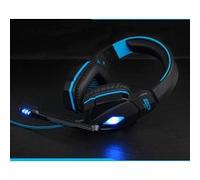 Casque Gamers avec Micro et Telecommande pour PC ACER LED Reglage Son Universel USB Jack (BLEU) G
