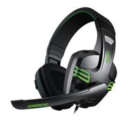 Casque Gamers avec Micro pour Mac et PC Smartphone Son Universel Reglage Jack Jeux Video (VERT)