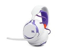 Casque Gaming arceau circum-auriculaire sans fil Bluetooth JBL Quantum 650 Blanc et Violet