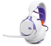 Casque Gaming arceau circum-auriculaire sans fil Bluetooth JBL Quantum 650 Blanc et Violet Blanc