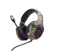 Casque Gaming ARMY THOR Black-Green (LED RVB)