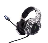 Berserker Gaming ARMY THOR Gaming Micro-casque supra-auriculaire filaire Stereo noir, blanc volume réglable