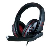 Casque Gaming - BERSERKER - ODIN - Noir/Rouge - Stéréo 2.0 - Micro orientable