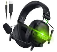 Casque Gaming, Casque Audio Stéréo Avec Micro Pour Ps4, Ps5, Pc, Xbox One, Switch, Casque Avec Coussinets En Mousse À Mémoire