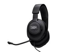 JBL Quantum 100M2 Casque gaming filaire circum-auriculaire avec microphone amovible, son JBL QuantumSOUND Signature, câble jack 3,5mm, compatible avec de nombreuses plate-formes, fonction mute, noir