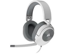 Corsair Casque gaming HS55 STEREO – micro-casque filaire jack 3,5 mm – Blanc