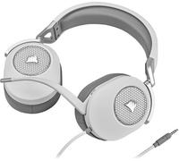 Casque gaming CORSAIR HS65 SURROUND - Blanc, son surround Dolby Audio 7.1 sur PC et Mac