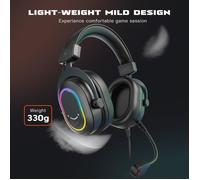 Casque Gaming H6 Son Surround 7.1 Micro Omnidirectionnel