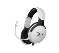 Subsonic - Astra Casque Gaming pour PS5 PS4 PC Xbox, HP 40 mm, Micro inclinable, réglage Volume, Blanc et Noir
