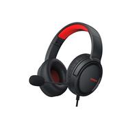 Casque gaming filaire BINNUNE BG02 avec microphone à réduction de bruit - Compatible PC, PS4, PS5 - Rouge