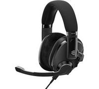 Epos H3 Hybrid - Casque Bluetooth pour Jeux Vidéo - Câble pour Console & PC USB-A 3.5 mm - Double Micro - Casque Audio Léger et Réglable - Batterie Résistante - Noir