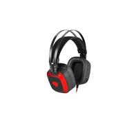 Casque Gaming Filaire GENESIS Radon 720 Noir - Circum-aural, Virtual 7.1, 20-20000 Hz, 32 Ohm, Micro intégré, USB, Câble 2m, Compatible Windows/macOS