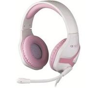 Konix Geek Girl Crystal Casque Avec fil Arceau Jouer Rose, Blanc - Neuf