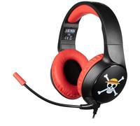 Konix One Piece Casque Gaming Filaire PC, PS4, PS5, Switch, Xbox One et Series X|S - Microphone - Câble 1,5 m - Prise Jack 3,5 mm - Motif Luffy