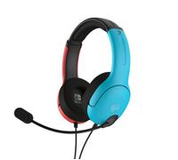 PDP LVL40 Casque Avec fil Arceau Gaming Noir, Bleu, Rouge
