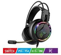 Casque Gaming filaire Spirit Of Gamer Série Multiplateforme Pro H7 RVB Noir Noir G