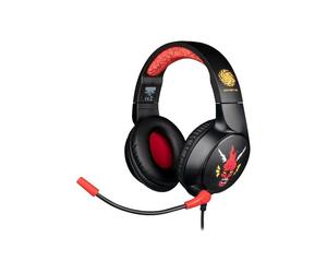 Casque gaming filaire supra-auriculaire KONIX Stranger Things 3,5 mm Micro flexible, câble 1,5 m, noir