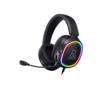 Casque gaming filaire THE G-LAB KORP MERCURY RGB micro rétractable noir