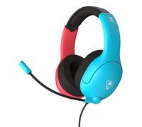Turtle Beach Casque gaming filaire Airlite Fit – 40 mm, micro escamotable, Switch, bleu/rouge