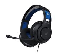 Turtle Beach Atlas 200 Noir PlayStation Casque de Gaming Filaire sous Licence Officielle pour PlayStation w/transducteurs Nanoclear de 50 mm pour PS5 et PS4