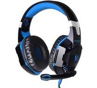 Casque Gaming KOTION EACH G2000 Basses profonde Stéréo Microphone - Blue Bleu G
