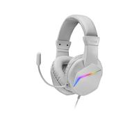 Casque Gaming Mars Gaming MH122W Blanc Filaire USB Type-A Circum-aural 50mm 18-20000Hz 32 Ohm Micro Omnidirectionnel Compatible Windows/Mac
