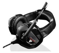 Modecom Volcano MC-859 Bow Binaural Bandeau Noir - Casques Audio (Console de Jeu/PC/Jeux, 5 V, 100 mA, Binaural, Bandeau, Noir)