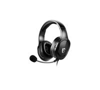 Casque Gaming MSI Immerse GH20 Filaire Arceau Supra-aural Noir, HP 20-20000Hz, Impédance 32 Ohm, Micro Boom Amovible, Câble 1.5m, Windows 10