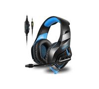 Casque Gaming ONIKUMA K1-B pour PC, PS4, XBOX ONE, IPAD et Ordinateur Portable Bleu