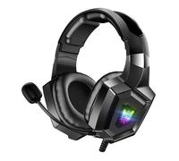 Casque gaming - Onikuma - K8 - RGB - Noir - Sur-oreille - Micro intégré