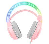 Casque Gaming - Onikuma - X26 - Filaire - Rose - Anti-bruit de respiration