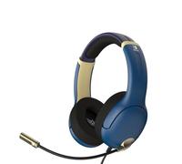 Casque gaming PDP Link Airlite Brave PDP 500-162-HLBL arceau sur-oreille filaire Noir/Bleu micro boom 3,5 mm pour Nintendo Switch